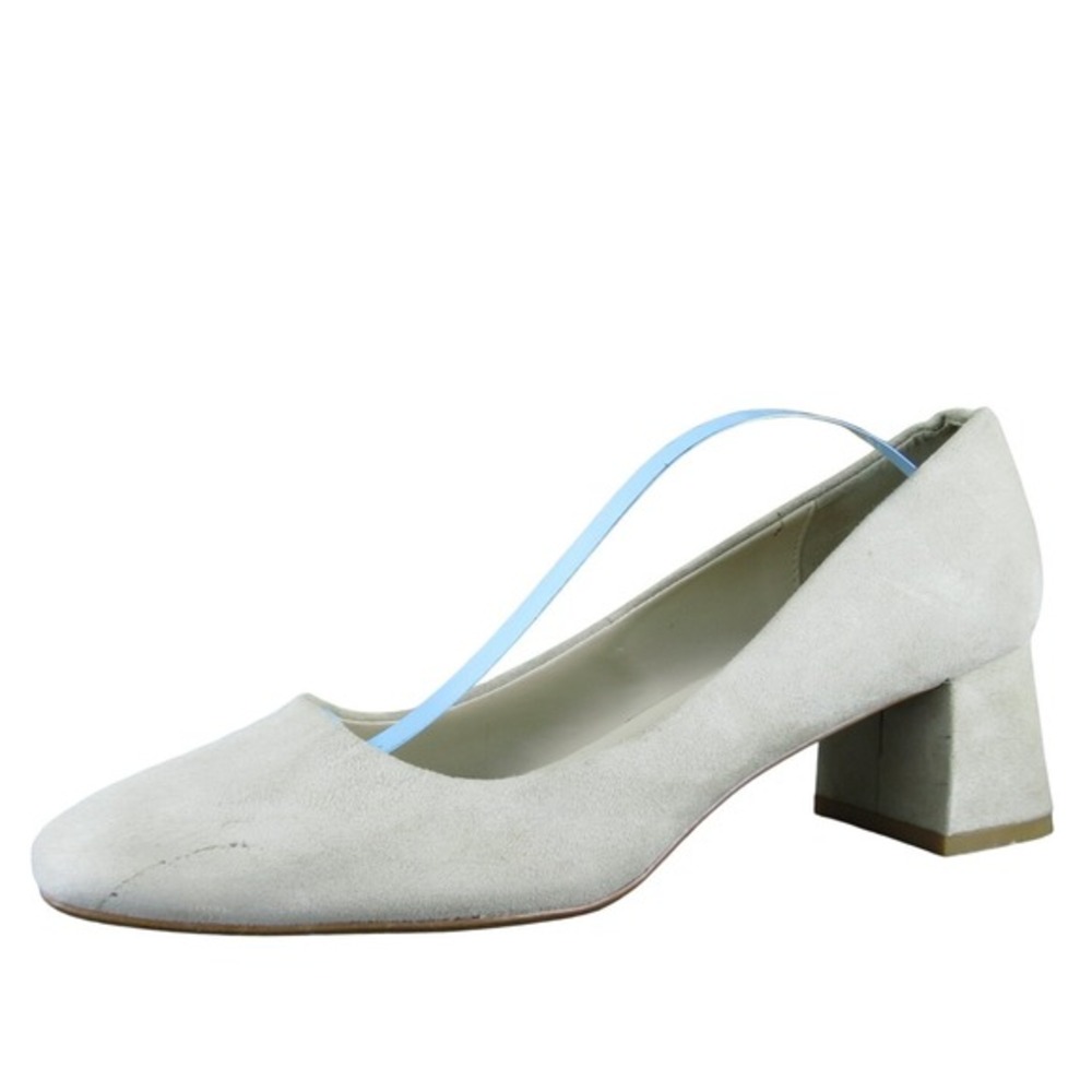 Zara Women  Pump Beige‎ Leather Pump 40 Medium Gently Used 2025